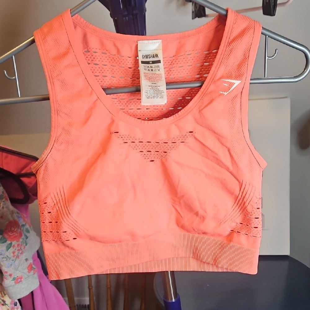 Gymshark Vibrant Coral Sports Bra